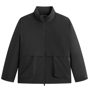 【商场同款】太平鸟男装 2025年冬季新款黑色立领羽绒服B1ACF4B31