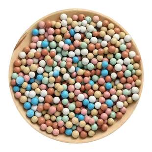 彩色陶粒颗粒花用垫底花卉铺面透气养花水培盆栽铺面石多肉营养