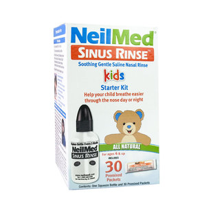 NeilMed洗鼻器儿童宝宝成人洗鼻壶奈尔梅德洗鼻盐家用鼻腔冲洗器