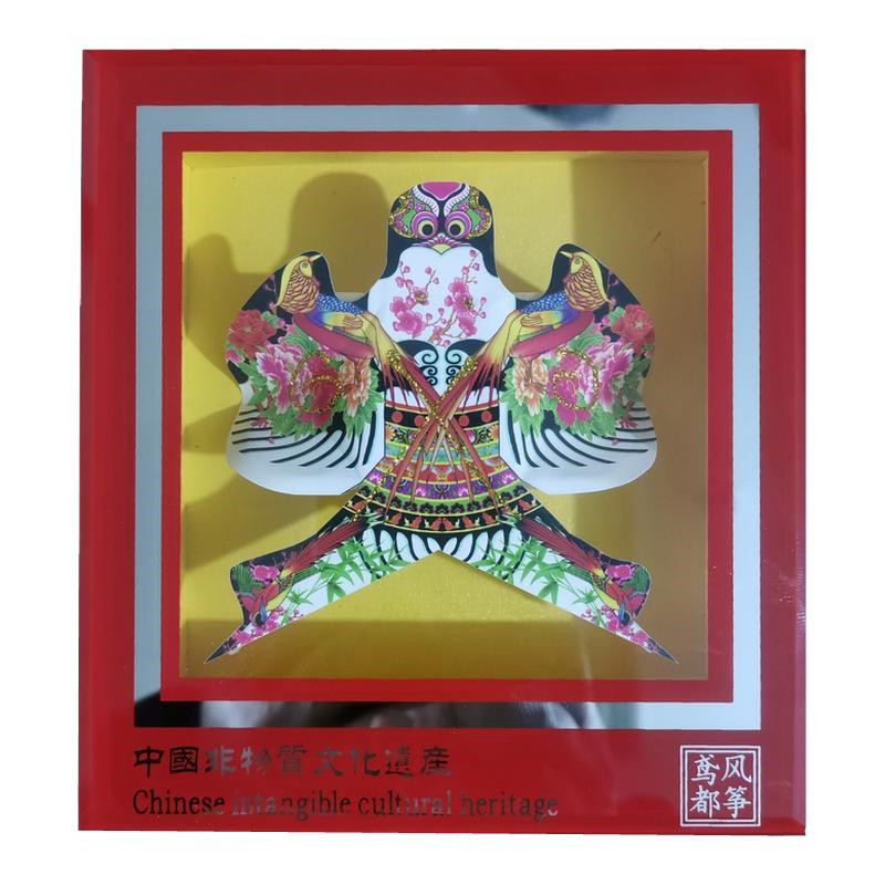 潍坊风筝摆件文创工艺品纪念品伴手礼传统手工小纸鸢摆台不能飞