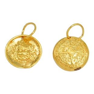 【严选】18k金黄财神小提溜时尚百搭DIY项链手链配件不脱模WT0578