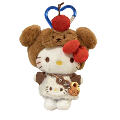 正版小小熊helloKitty包包挂件挂饰哈喽kt玩偶可爱毛绒摆件钥匙扣