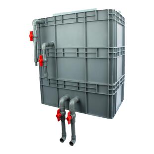 鱼缸沼泽过滤周转箱外置鱼缸粪便分离带沉淀仓上滤过滤系统整套