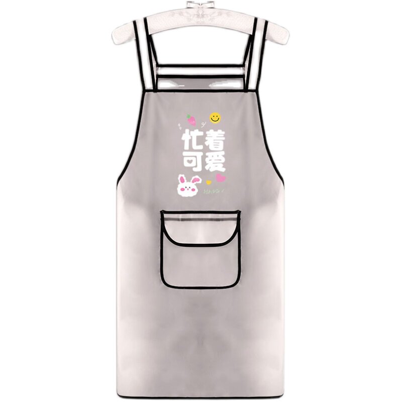 围裙家用厨房防水防油TPU