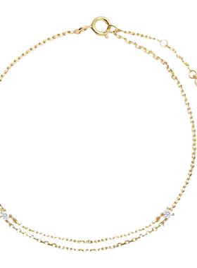 PDPAOLA女纯银小众手链生日礼物