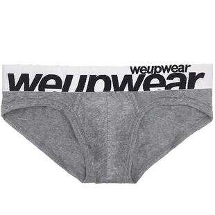 三条装WeUp男士内裤 棉低腰运动性感居家 三角内裤男短裤 内裤男