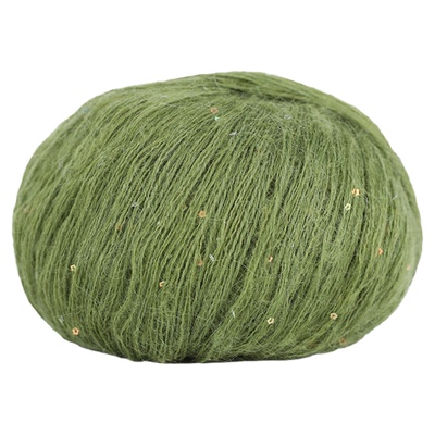 毛儿手作 星落 丝麻珠片羊毛马海毛 混纺马海毛线 手工编织用线