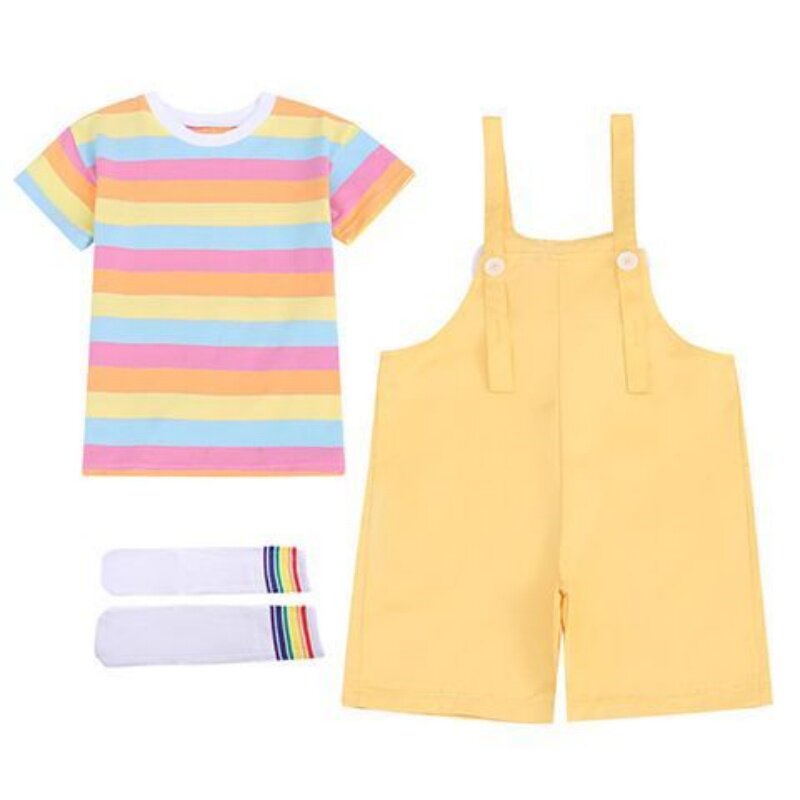 儿童啦啦队演出服女童幼儿园表演服男童短袖套装幼儿园毕业服装