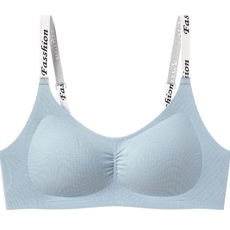 猫人无痕内衣女小胸聚拢显大提拉收副乳防下垂美背运动薄款文胸罩