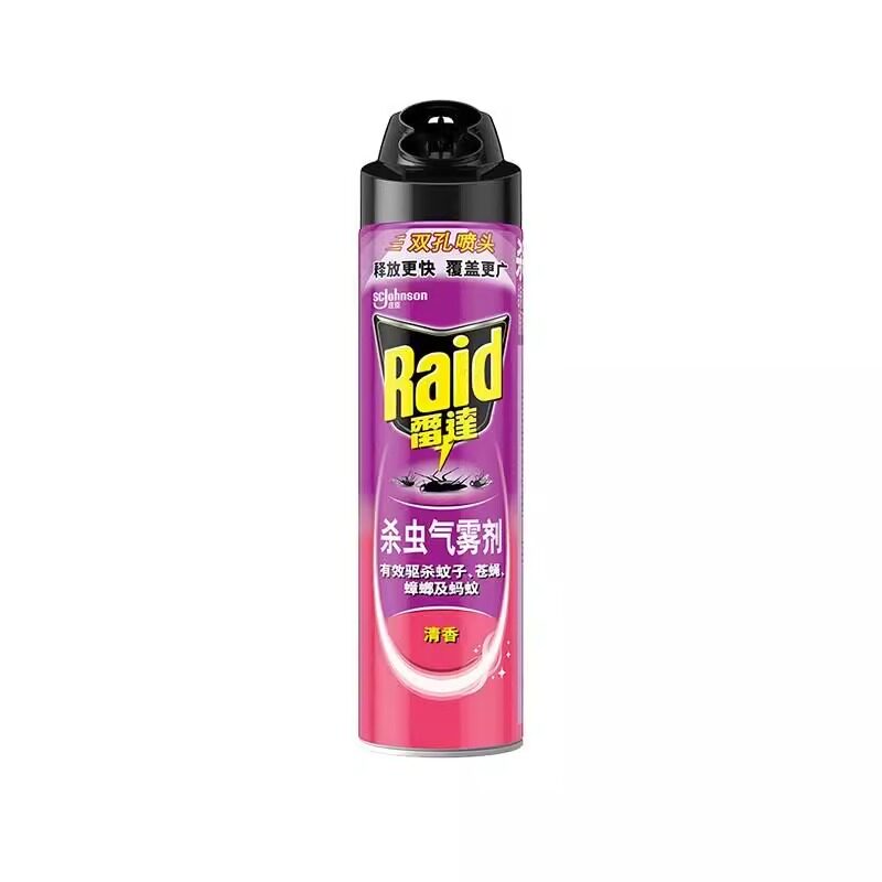 雷达气雾剂玫瑰清香550ml家用室内灭蚊蚂蚁苍蝇蟑螂杀虫喷雾正品
