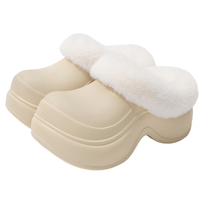 十一步防水棉拖鞋女居家室内2025