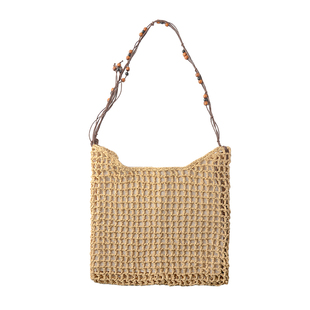 oakliving手工编织草编包大容量单肩包度假风沙滩包买菜逛街手提