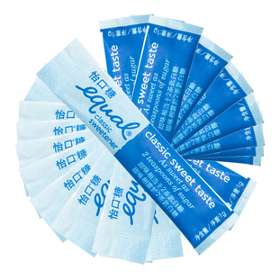 EQUAL咖啡专用代糖 怡口糖健康糖 咖啡伴侣白糖包小包装1g*50包