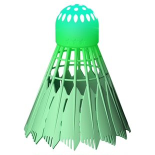 夜光羽毛球发光防风耐用家小学生专业训练带灯荧光耐打塑料尼龙球