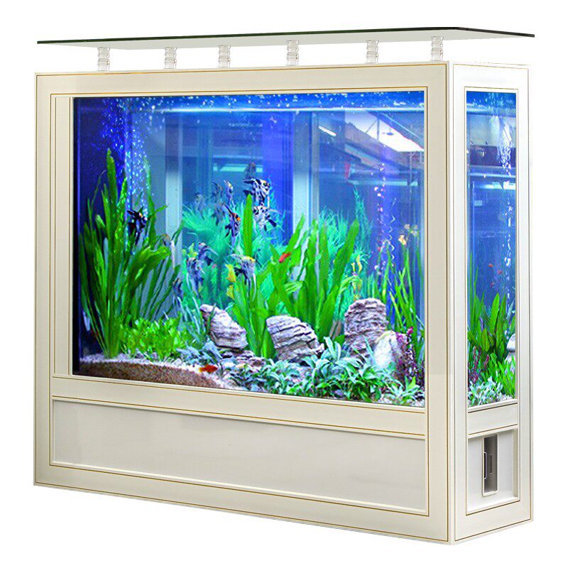 创海水族箱屏风落地缸