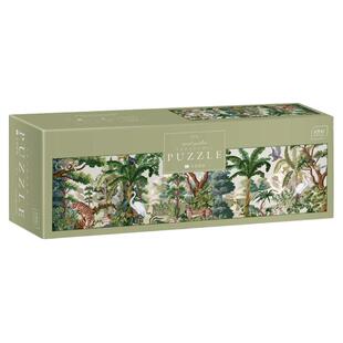 新款包邮 Interdruk波兰进口益智拼图秘密花园热带雨林1000片宽幅