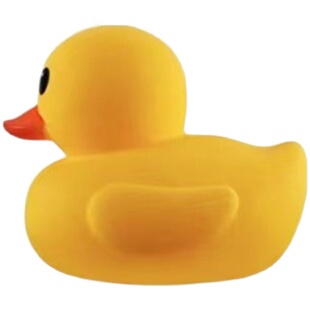 港版大黄鸭不进水儿童洗澡婴幼儿游泳馆泳池戏水漂浮宝宝浴室玩具