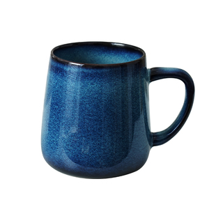 创意窑变咖啡杯陶瓷家用马克杯水杯办公室茶杯餐厅早餐燕麦杯北欧