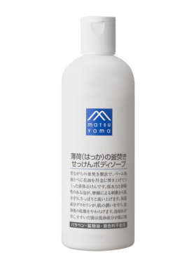 薄荷沐浴露松山油脂清凉透爽