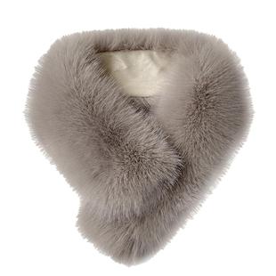 韩版仿狐狸毛围脖毛领子山河恋同款围巾加厚保暖仿皮草围脖秋冬女