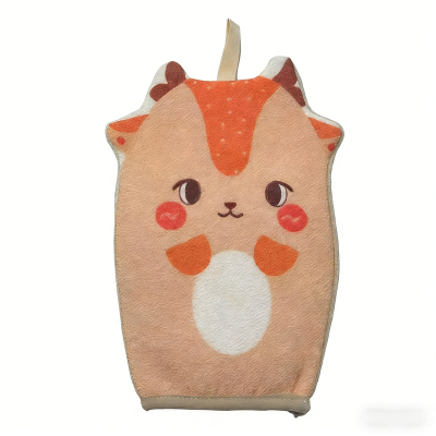 KRRAMEL儿童搓澡巾无痛不伤肤