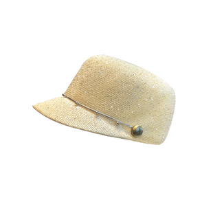 马术帽子女2025新款时尚显脸小鸭舌帽夏季镂空透气遮阳防晒太阳帽