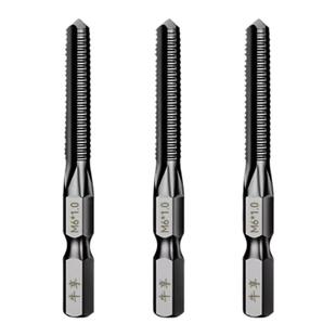 德国精工丝锥丝攻套装m4攻丝钻头螺旋手用挤压钻攻一体不锈钢机用