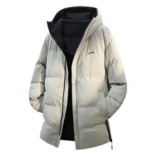 贵人鸟中长款棉服男女款冬季2025年新款棉袄子外套男冬情侣棉大衣