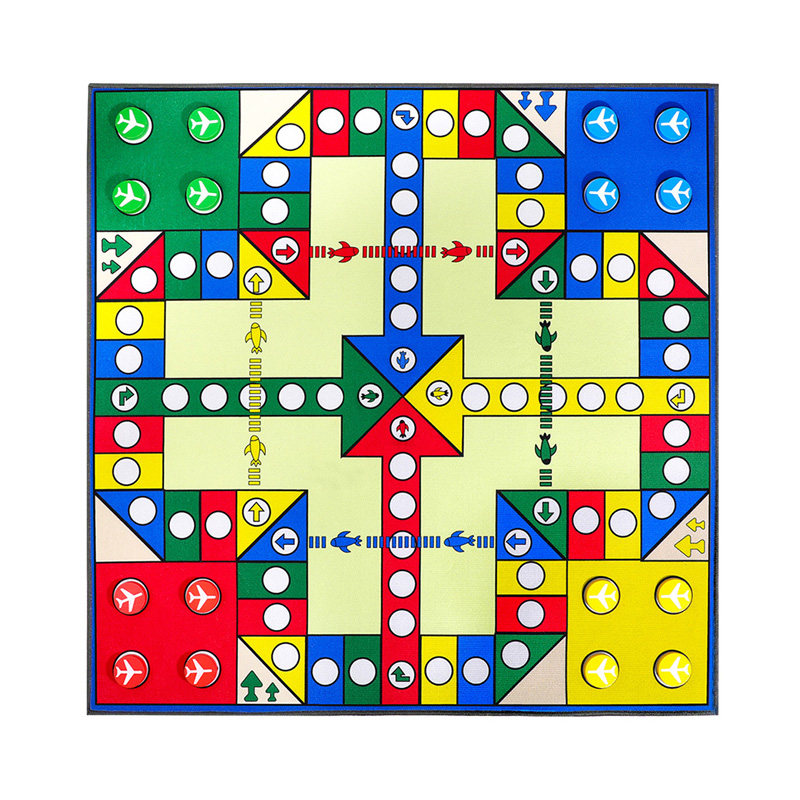 超大号富商飞行棋毛绒地毯