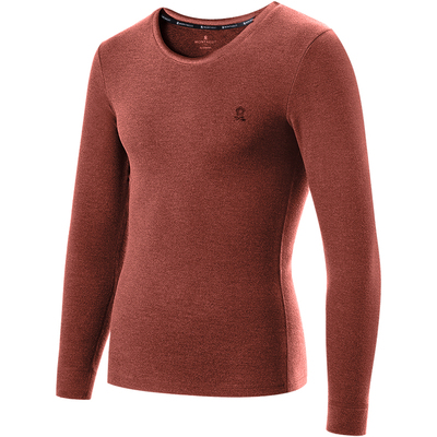 梦特娇羊绒蚕丝保暖内衣男士薄款