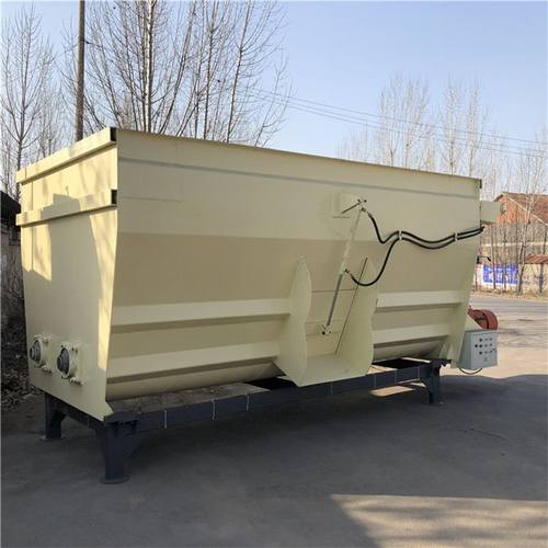 固定式双螺旋草捆搅拌机粉碎打包秸秆料制备机牛羊配方饲料拌料机