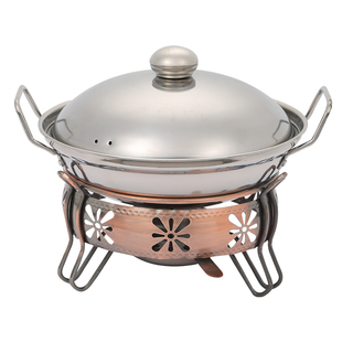 酒精炉固体液体加厚不锈钢小火锅干锅锅仔家用学生宿舍便携干锅炉