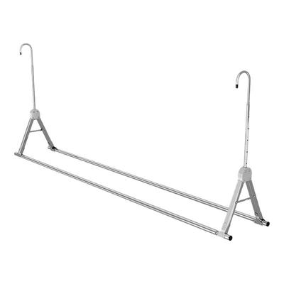 晾衣架家用阳台伸缩晾衣杆升降双