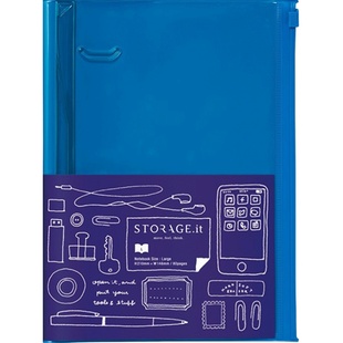 【特惠7折】marks STORAGE.it国际限定款收纳拉链包封皮笔记本记事本A5A6变型横线点阵页A5A6变型办公