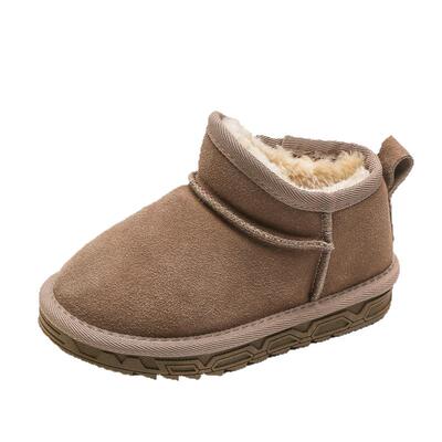 儿童雪地靴正品防水防滑加绒冬季