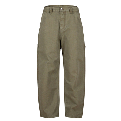 OD水洗褪色复古锥形工装休闲裤
