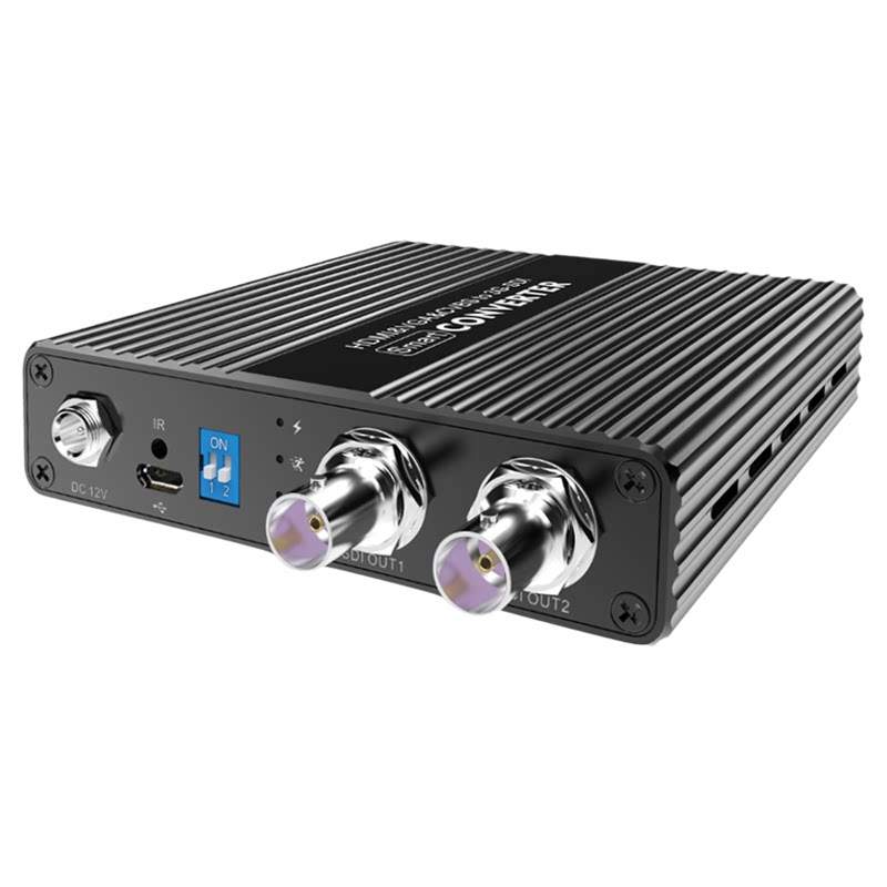 同三维HDMI/VGA/AV/CVBS转3G-SDI高清视频转换器T605可调分辨率