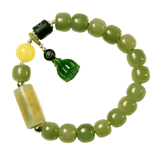 云澜道家饰品私人专属定制天然和田玉多宝手串流珠男水晶手链女