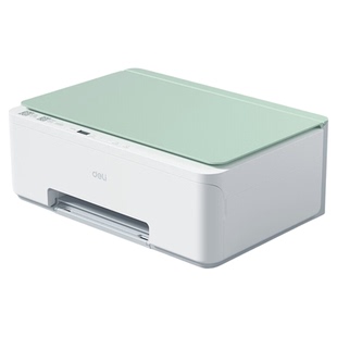 打印机政府补贴得力L512Ws彩色无线家用小型打印机学生作业复印扫描一体机连供喷墨手机连接照片家庭办公专用