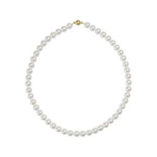 「lady」施家珍珠磁吸扣项链女款小众颈链大气锁骨链春夏精致百搭