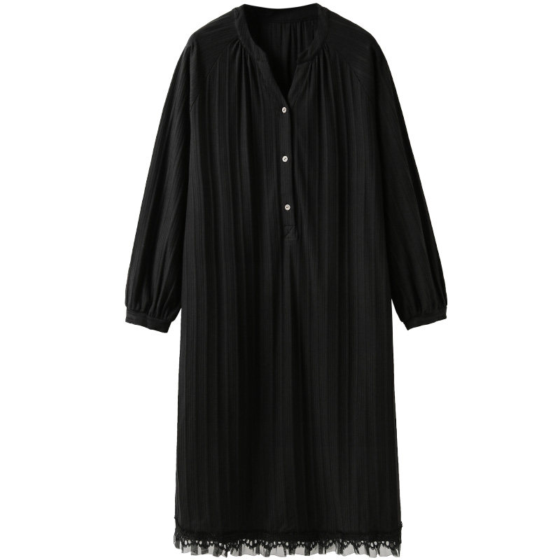 轻奢春秋款长袖大码可外穿家居服