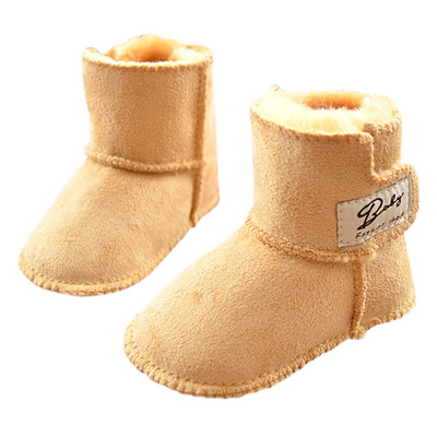 秋冬雪地靴加厚软底防滑婴儿棉鞋