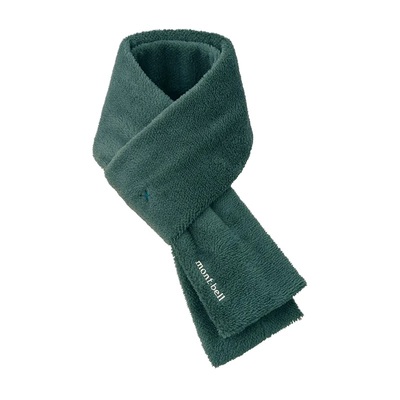 日本美山 mont-bell 儿童亲子2025冬羊毛摇粒绒交叉保暖围脖围巾