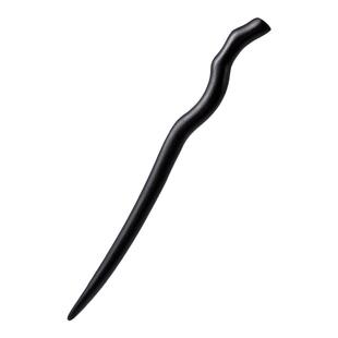 发簪短款小号黑檀木新中式丸子头盘发发钗发插简约便携簪子女发钗