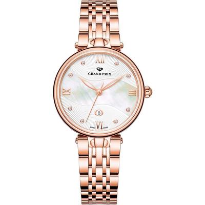 【瑞士正品】格林贝母轻奢手表女