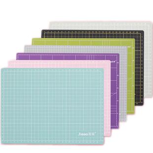 彩研A4软垫板切割板 A3油画棒绘画工具葡萄紫薄荷绿双面垫板绘图裁纸雕刻板美术学生画画书写桌画板垫板