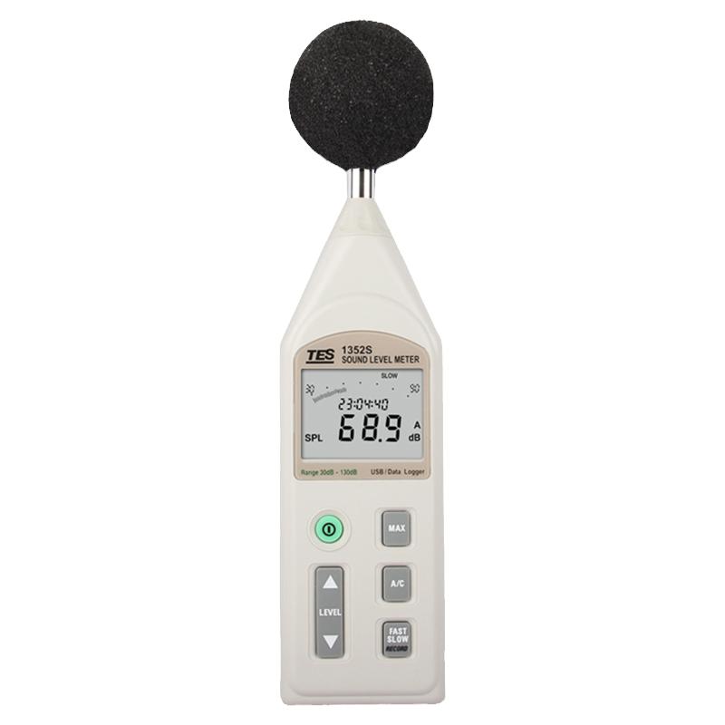 原装正品台湾泰仕TES-1352S可程式噪音计分贝仪声级计1352H升级版