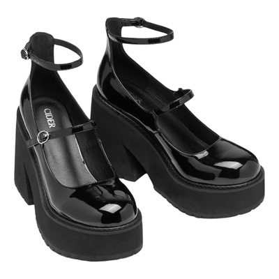 【明星同款】CIDER 2025秋冬新品女装粗跟双带玛丽珍鞋 105635572