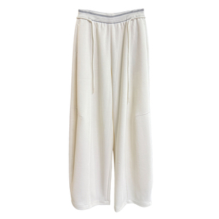 大大N货！出街时髦！松紧腰休闲镰刀阔腿卫裤女    E9236~JS