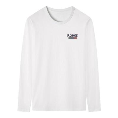 俞兆林100%纯棉男士长袖t恤男装宽松休闲大码上衣男打底衫1/2件